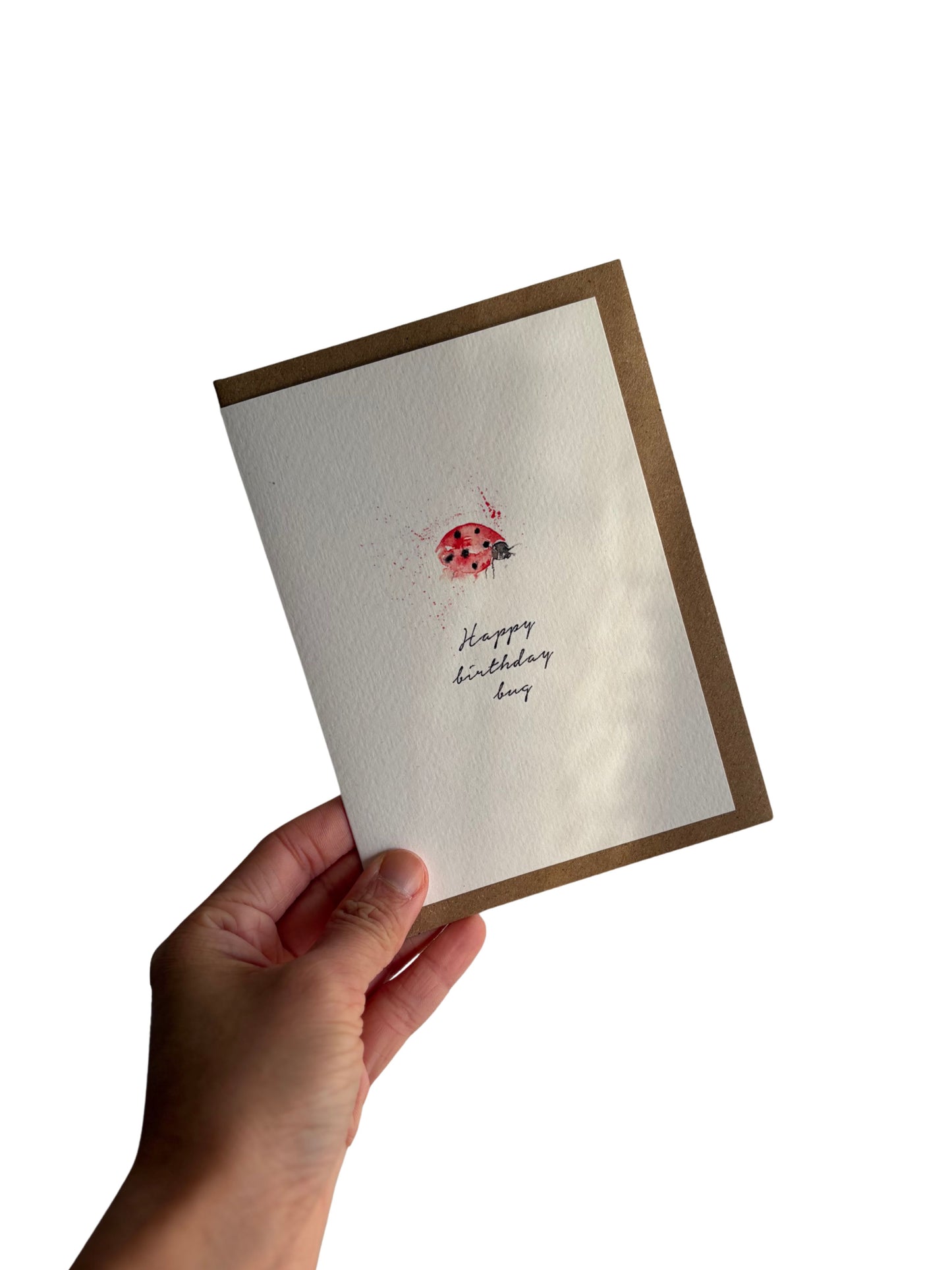 Happy Birthday bug Ladybird card