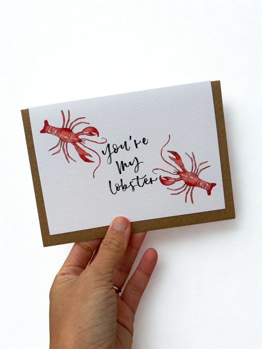 You're my lobster Valentine's Day Card | Galentines