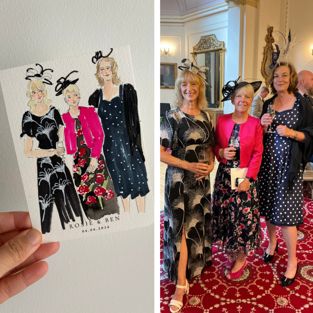London wedding with wedding guests